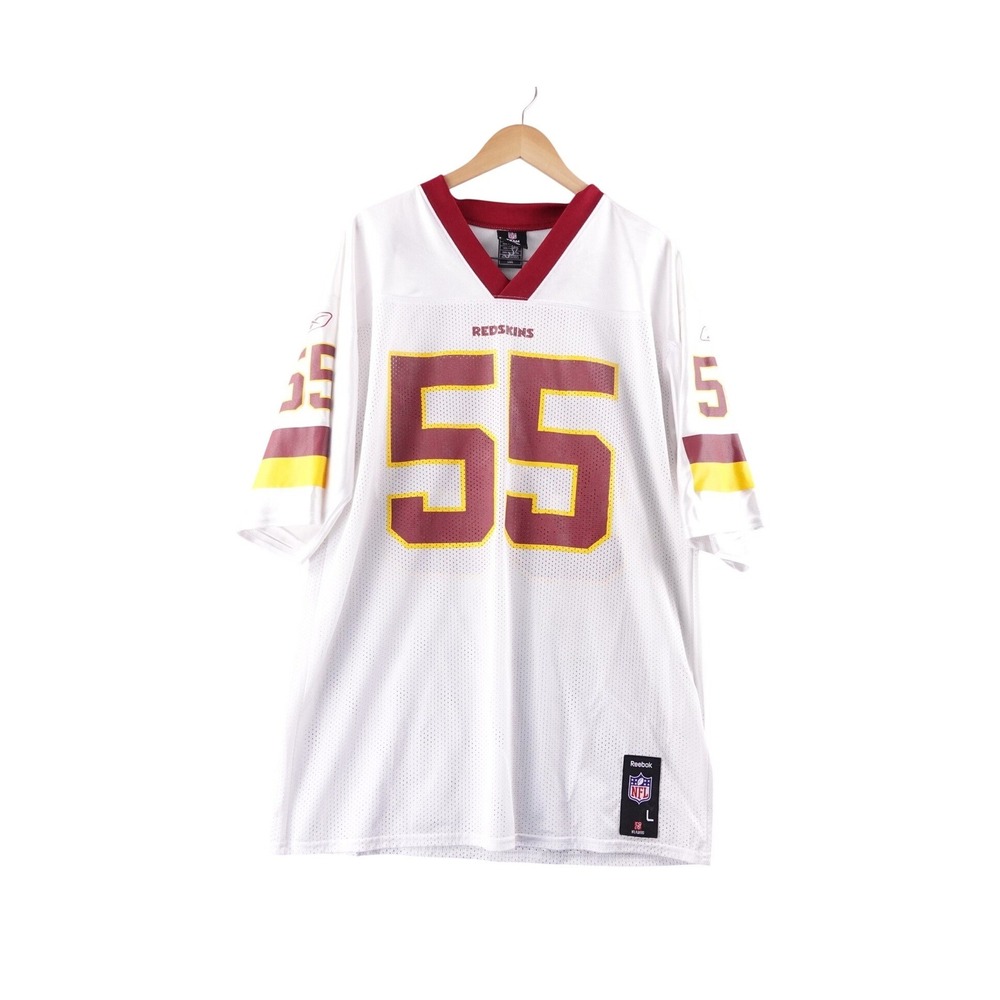 Washington Redskins NFL Football Jersey 55 Sean Taylor Reebok Men's Size L White